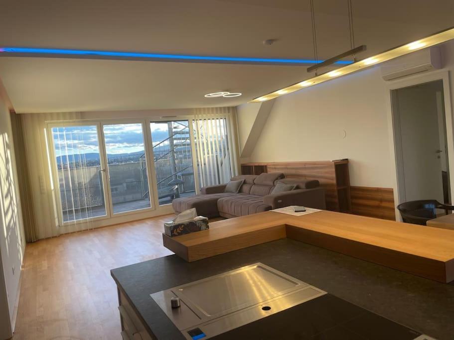 Appartamento Rooftop Terrace- Panoramablick Ueber Wien Esterno foto